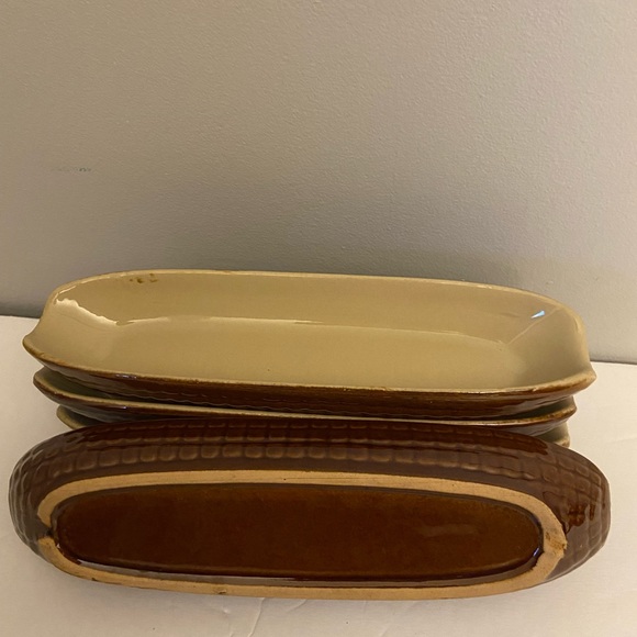 Vintage Ceramic Corn on the Cob dishes - Picture 2 of 4